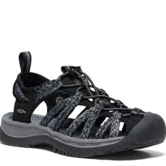 New KEEN Whisper black Sandal size 9 - Picture 1 of 3